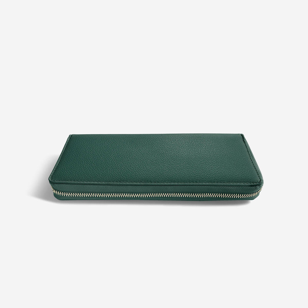 Travel Jewellery Roll Medium - Forest Green