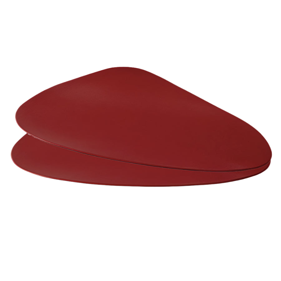 Trigonal Placemats, Set of 2 - Burgundy