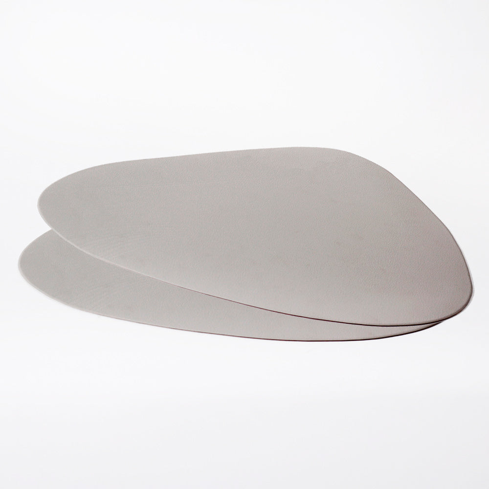 Trigonal Placemats, Set of 2 - Grey