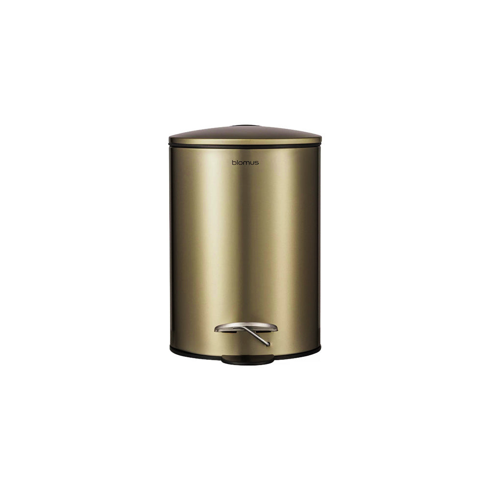 Tubo Pedal Bin 3L - Brushed Brass