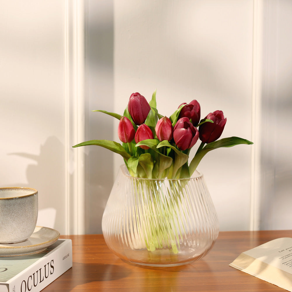 Tulip Faux Bunch - Mauve