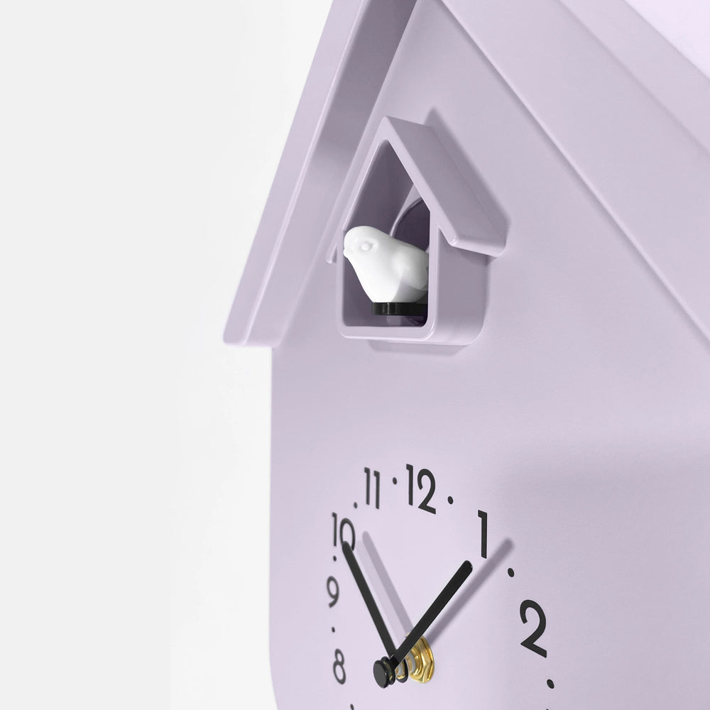 Twitter Cuckoo Wall Clock With Pendulum - Purple