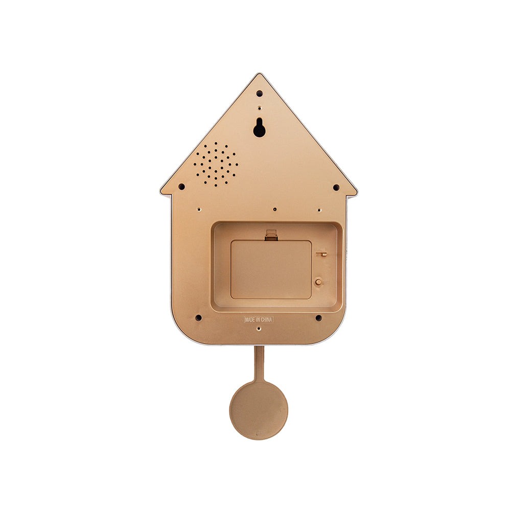 Twitter Cuckoo Wall Clock With Pendulum - Rose Gold