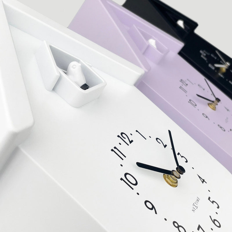 Twitter Cuckoo Wall Clock With Pendulum - White