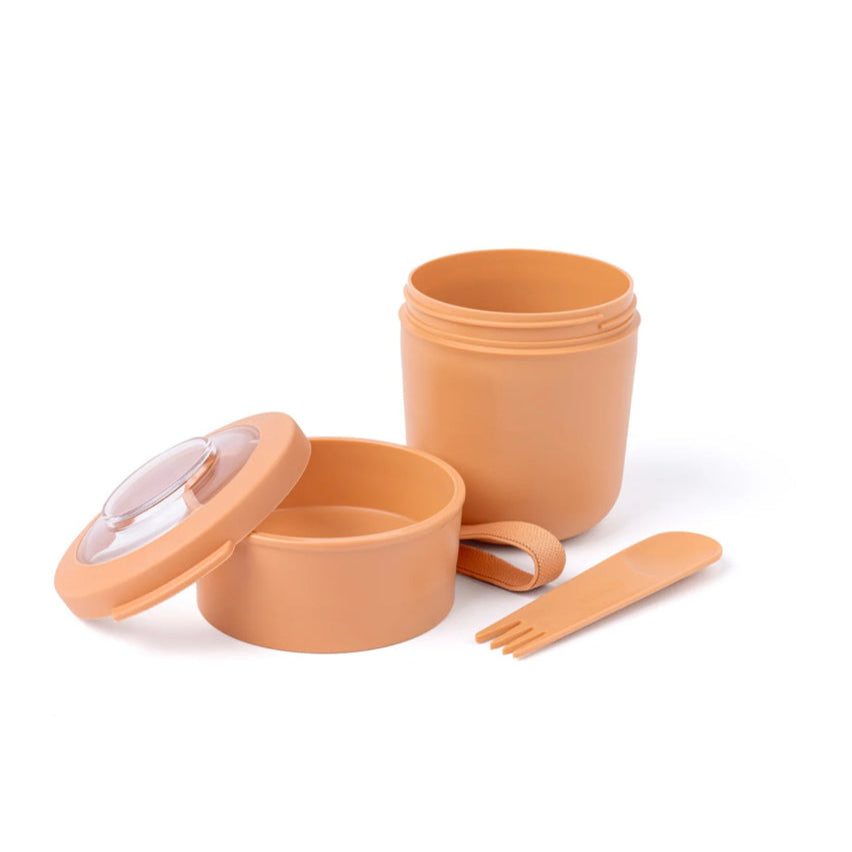 Tylla Duo Snack Box - Peach Orange