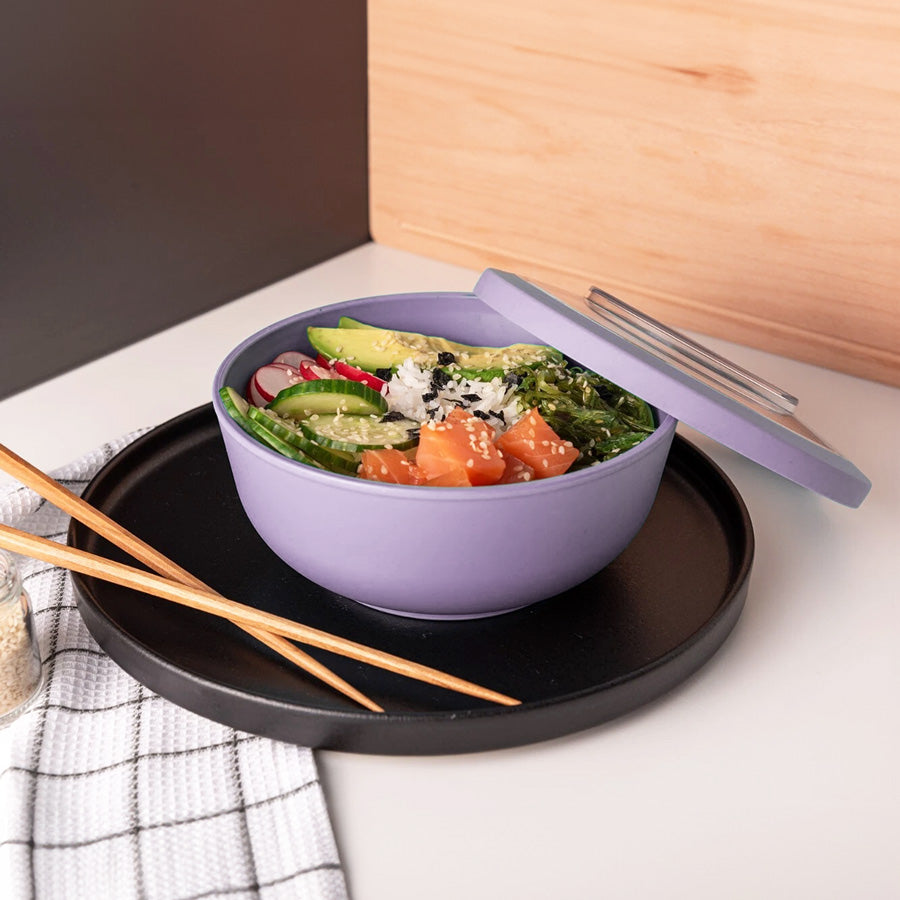 Tylla Storage Bowl with Lid 1000ml - Lavender