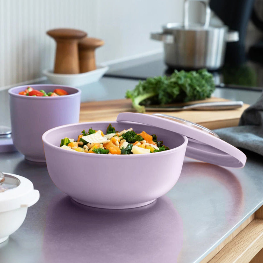 Tylla Storage Bowl with Lid 1000ml - Lavender