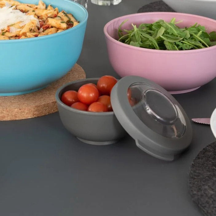 Tylla Storage Bowl with Lid 200ml - Charcoal Grey