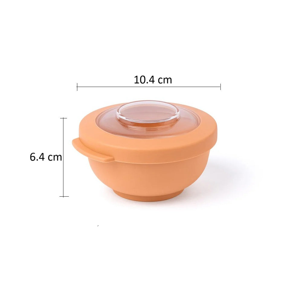 Tylla Storage Bowl with Lid 200ml - Peach Orange
