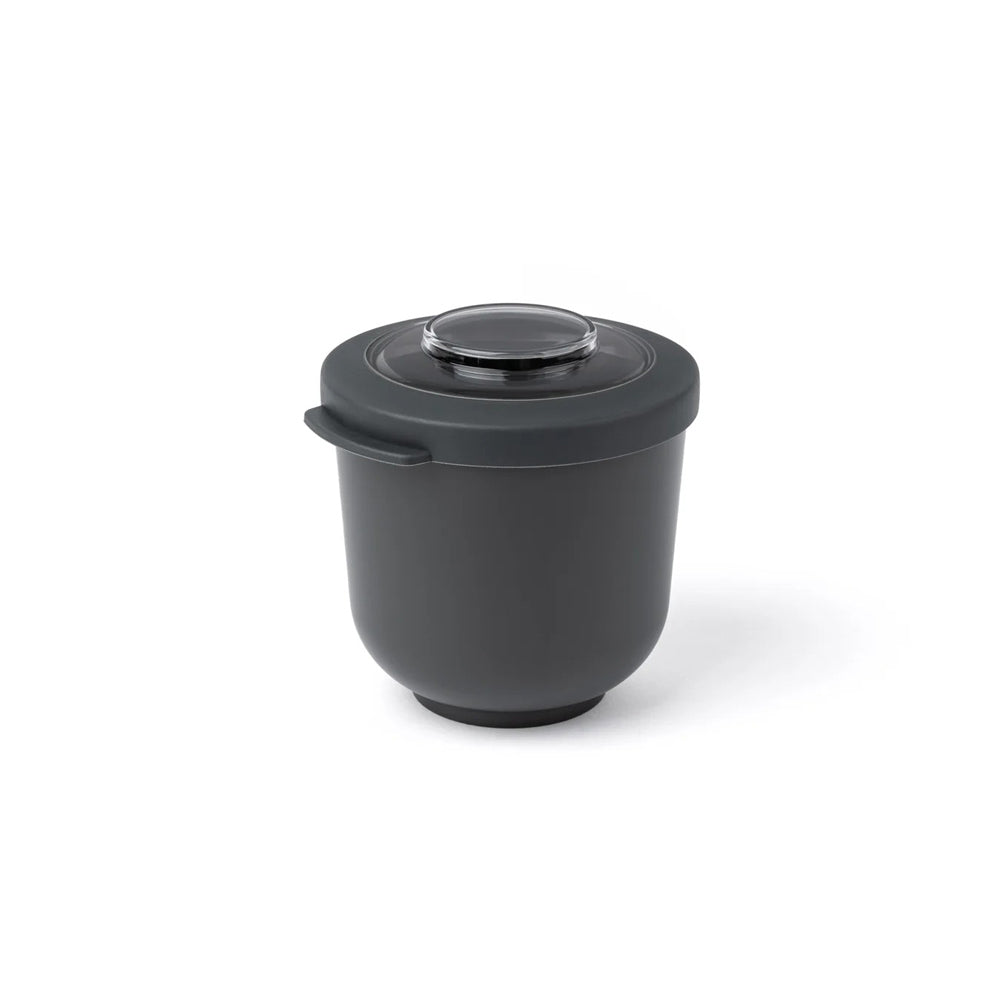 Tylla Storage Bowl with Lid 500ml - Charcoal Grey