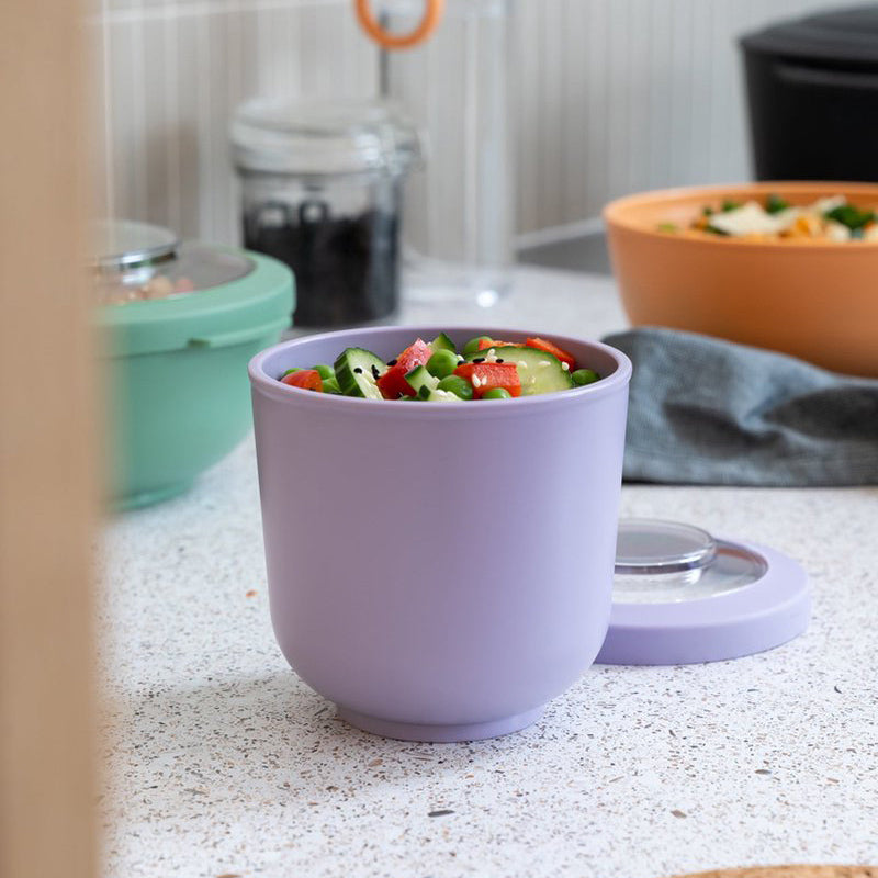 Tylla Storage Bowl with Lid 500ml - Lavender