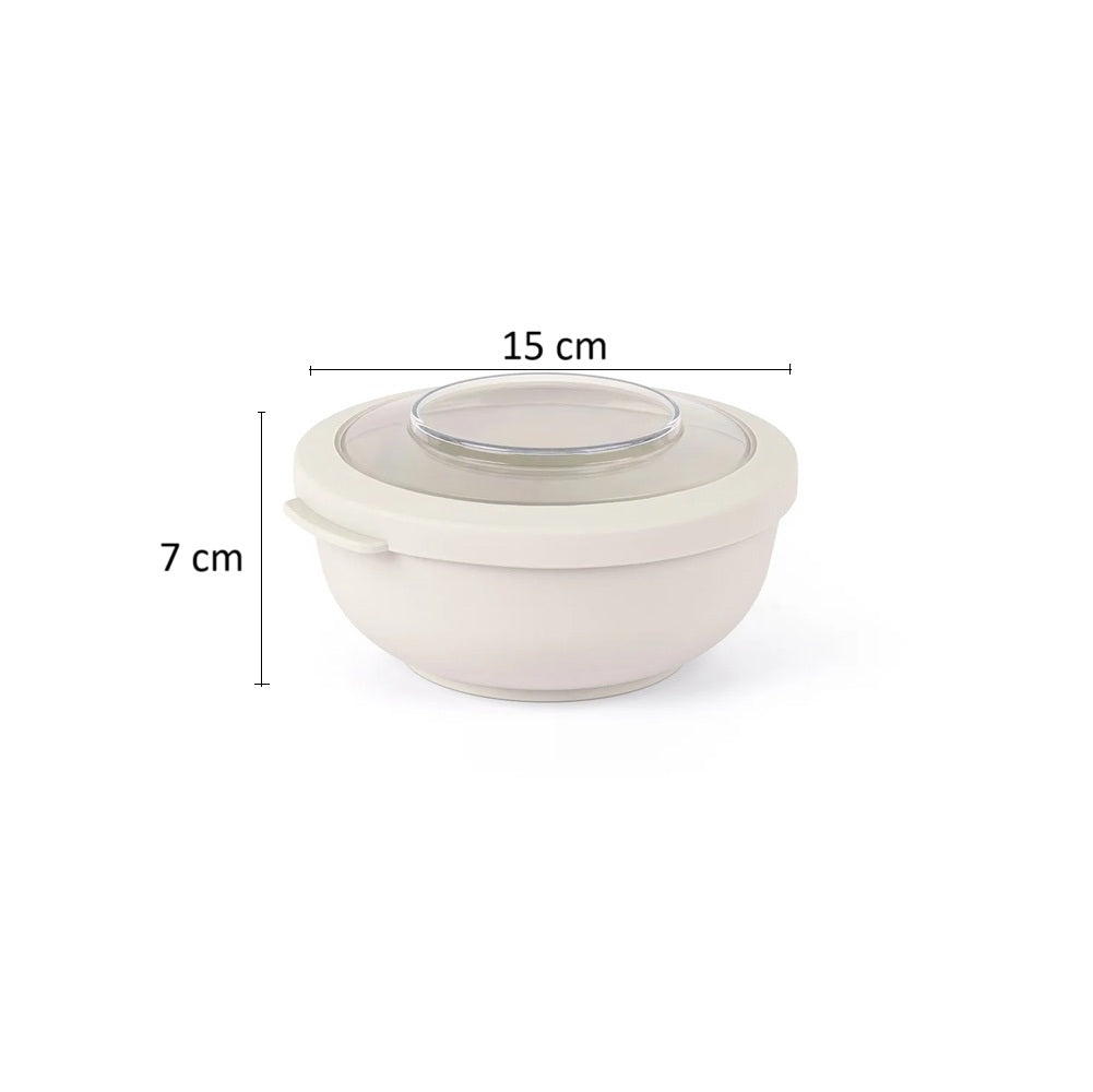 Tylla Storage Bowl with Lid 700ml - Oat