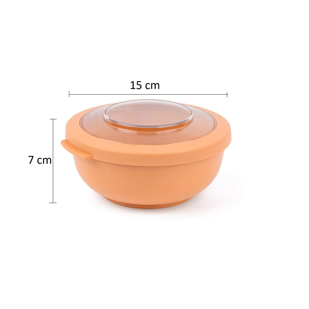 Tylla Storage Bowl with Lid 700ml - Peach Orange
