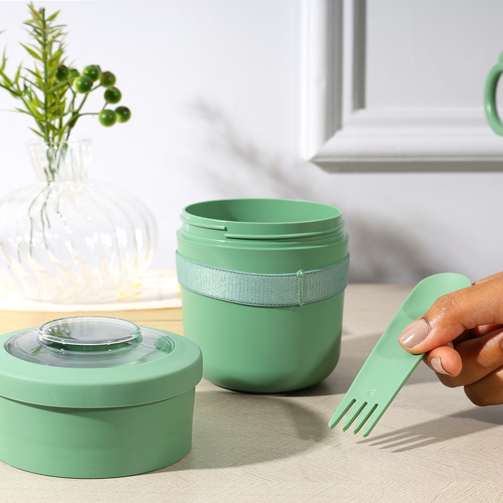 Tylla Duo Snack Box - Sage Green