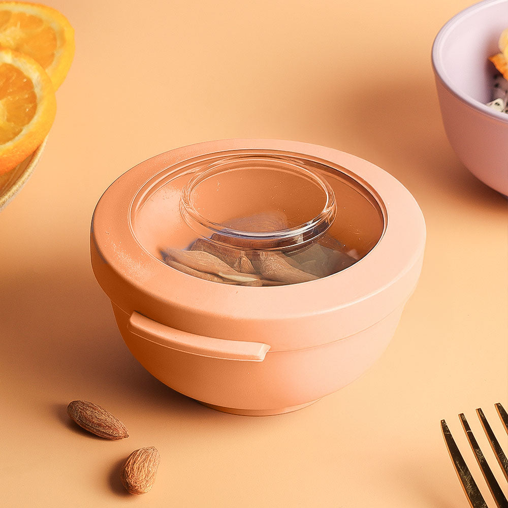 Tylla Storage Bowl with Lid 200ml - Peach Orange