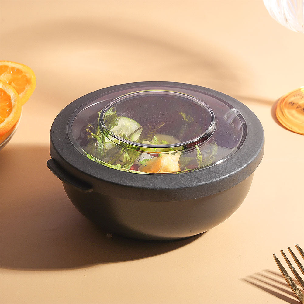 Tylla Storage Bowl with Lid 700ml - Charcoal Grey
