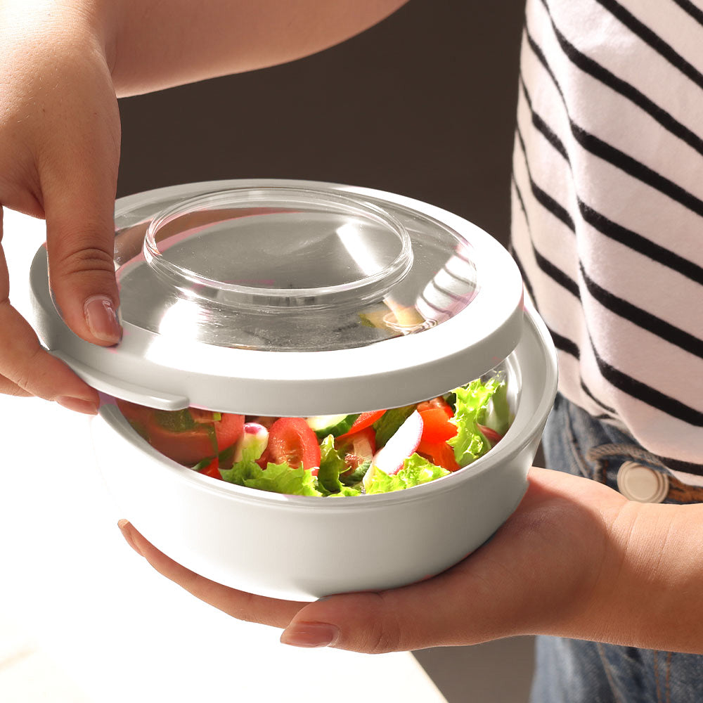 Tylla Storage Bowl with Lid 700ml - Oat