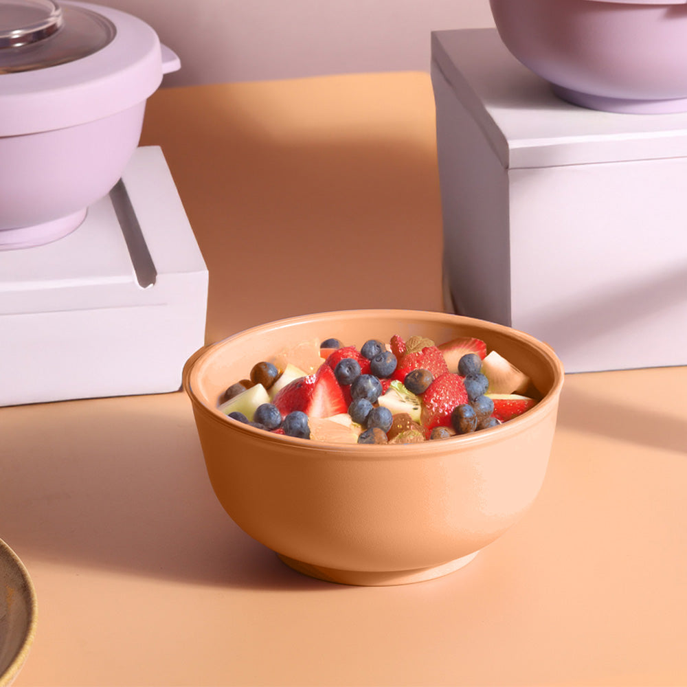 Tylla Storage Bowl with Lid 200ml - Peach Orange