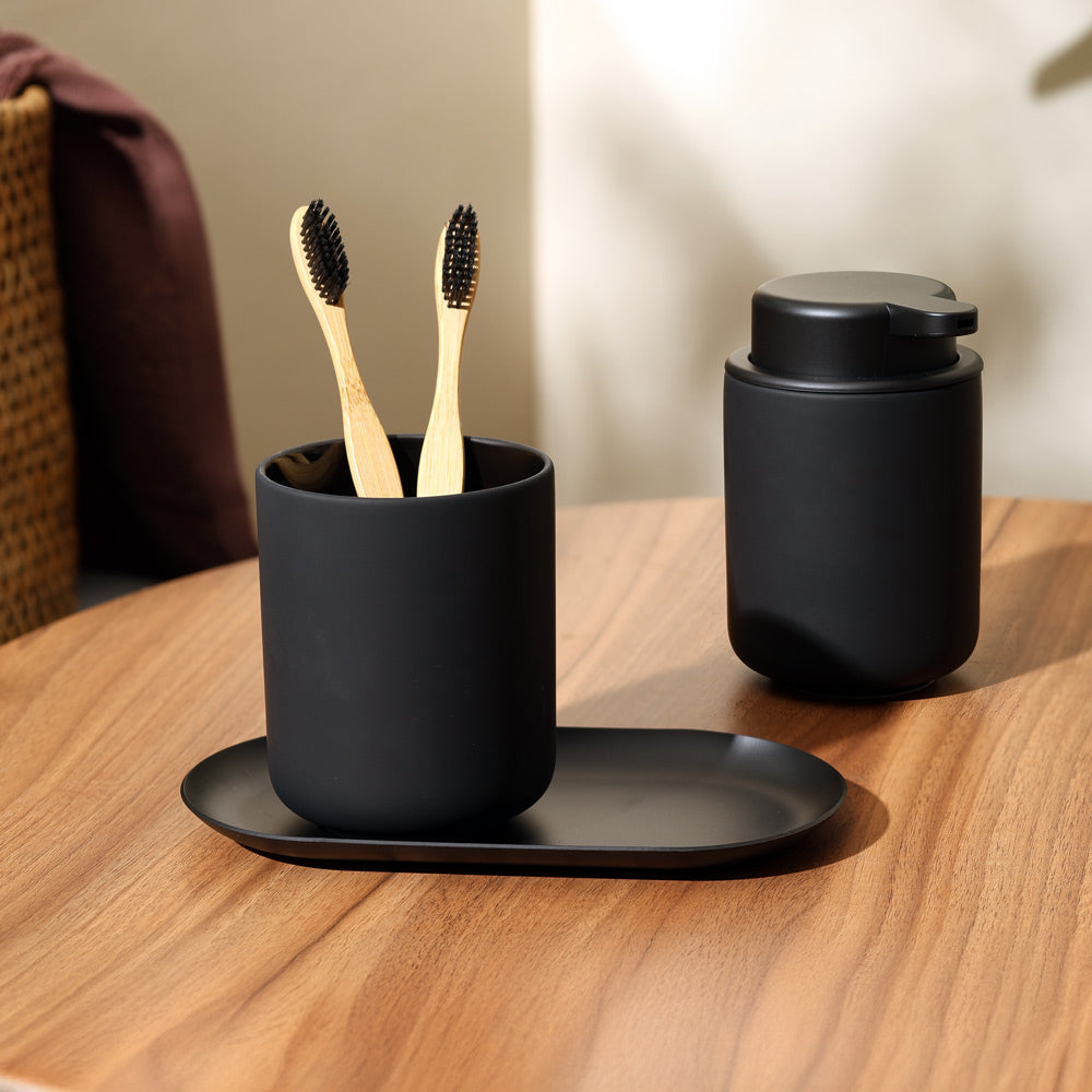 Ume 3-piece Bathroom Set - Black