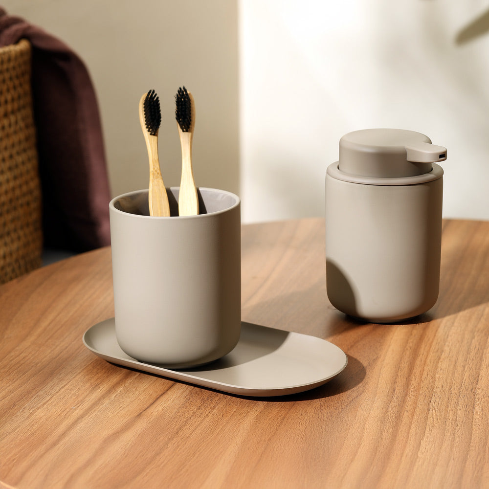 Ume 3-piece Bathroom Set - Taupe