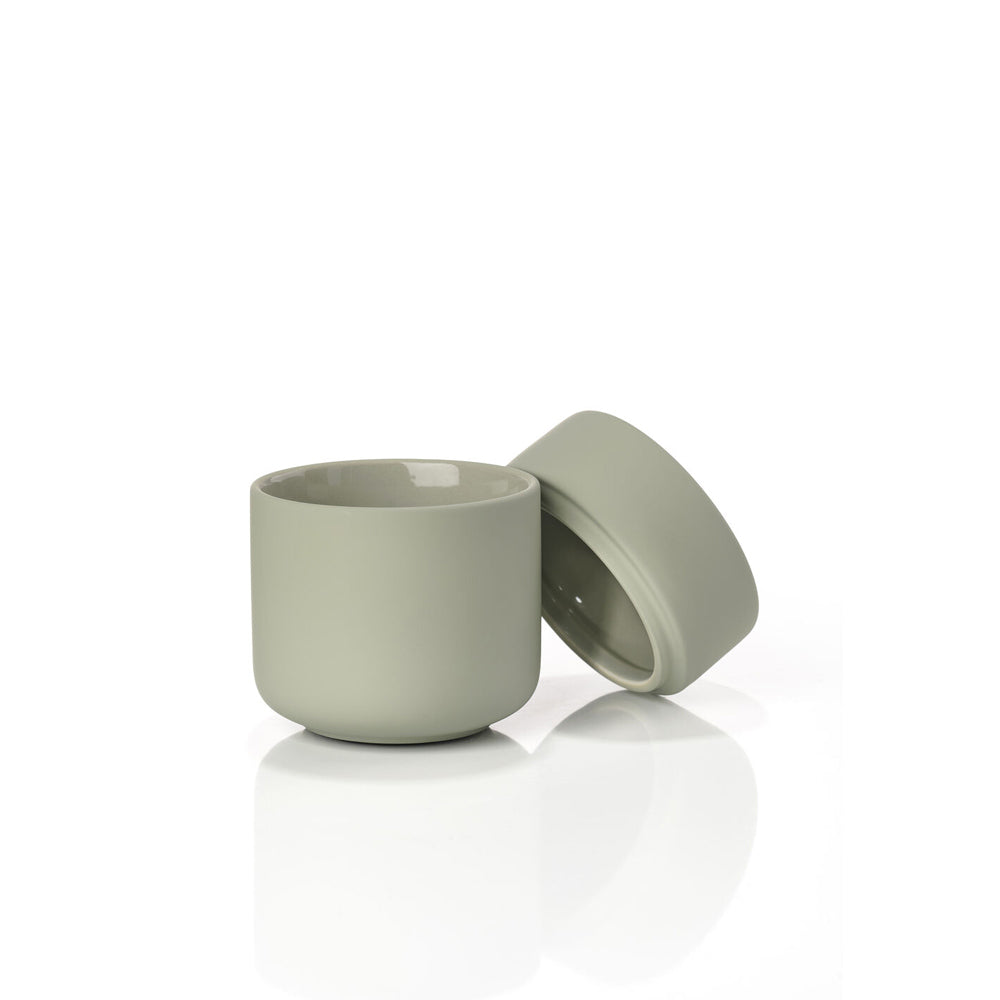 Ume Jar with Lid - Eucalyptus