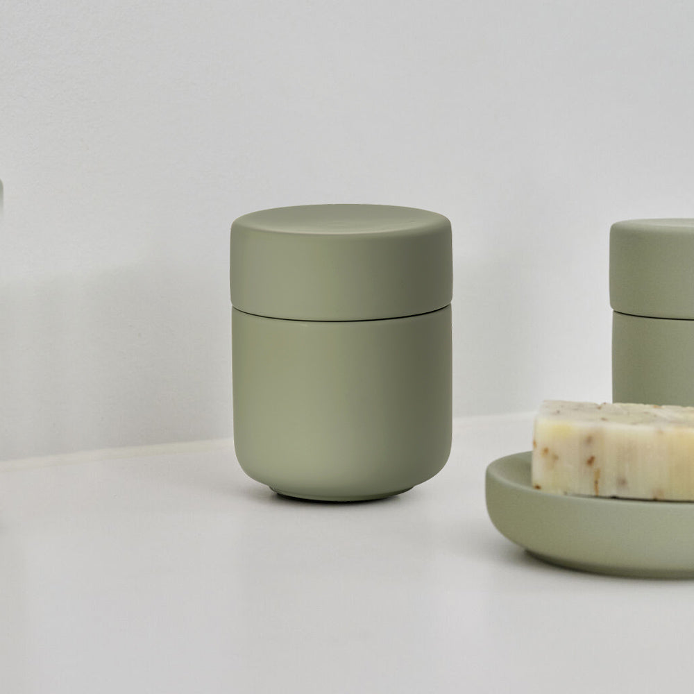 Ume Jar with Lid - Eucalyptus