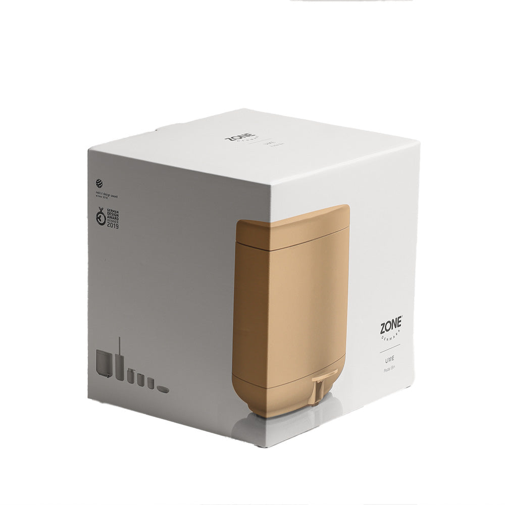 Ume Pedal Bin 4L - Camel