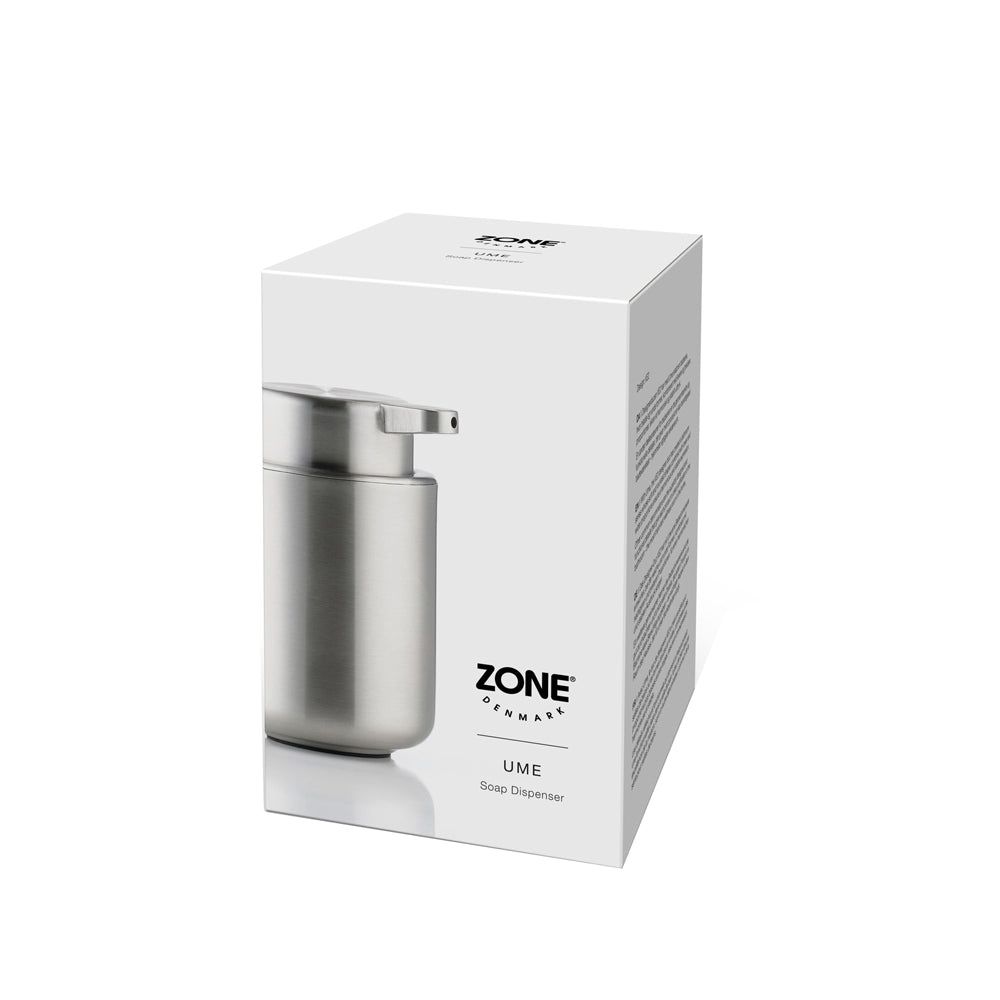 Ume Stainless Steel Soap Dispenser - Matte Steel