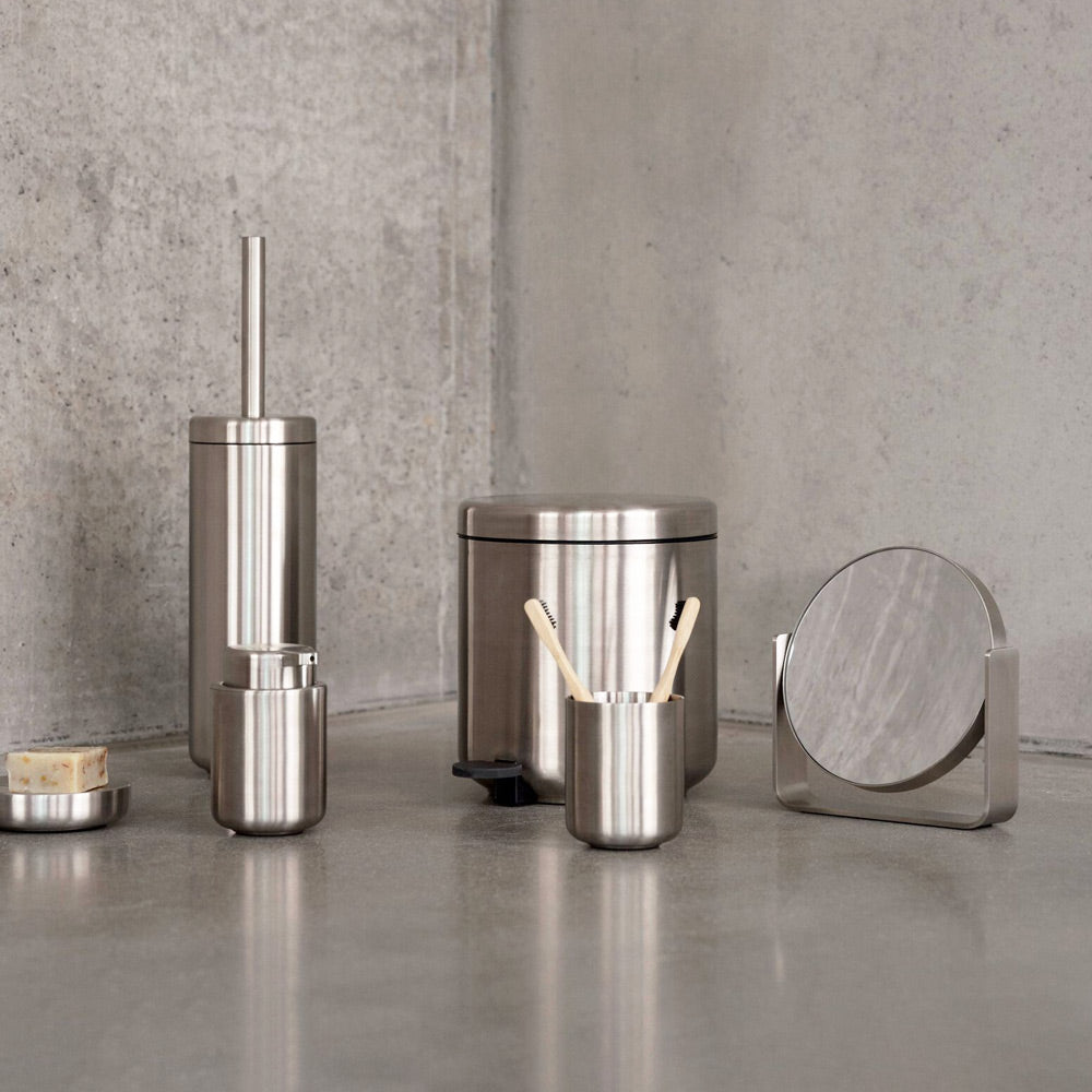 Ume Stainless Steel Soap Dispenser - Matte Steel