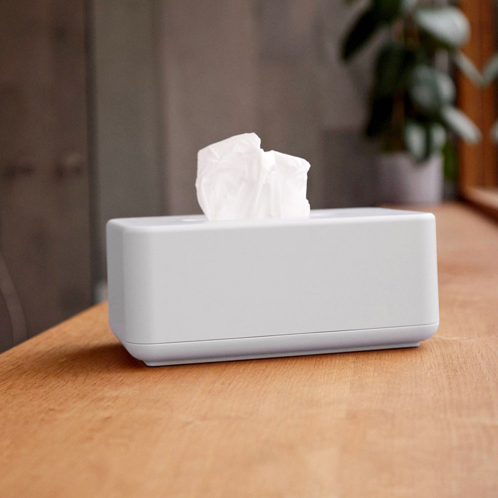 Ume Tissue Box Holder - Soft Grey