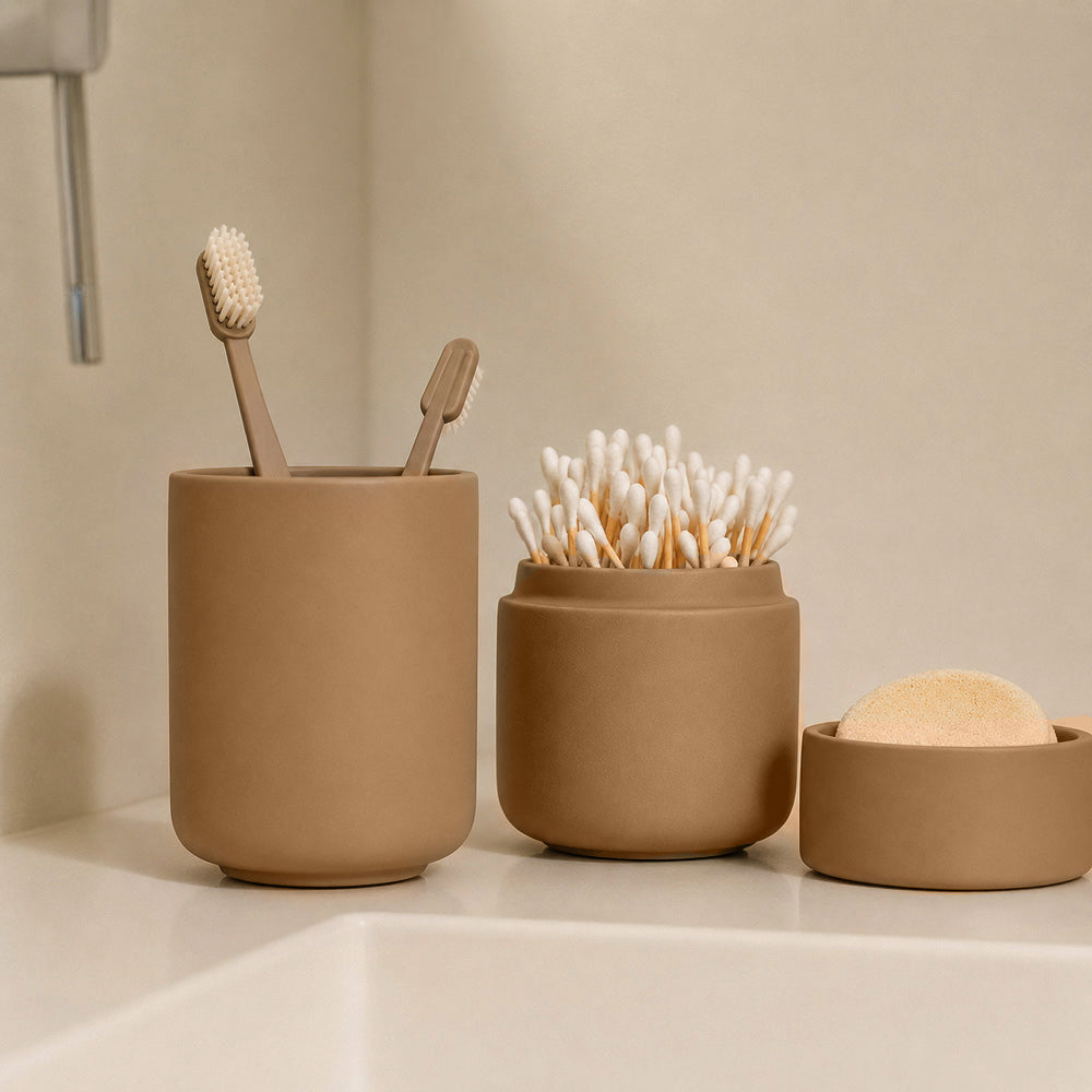 Ume Toothbrush Tumbler - Camel