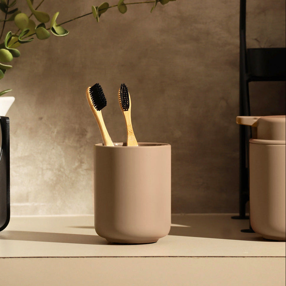 Ume Toothbrush Tumbler - Camel