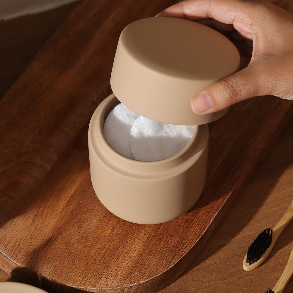 Ume Jar with Lid - Camel