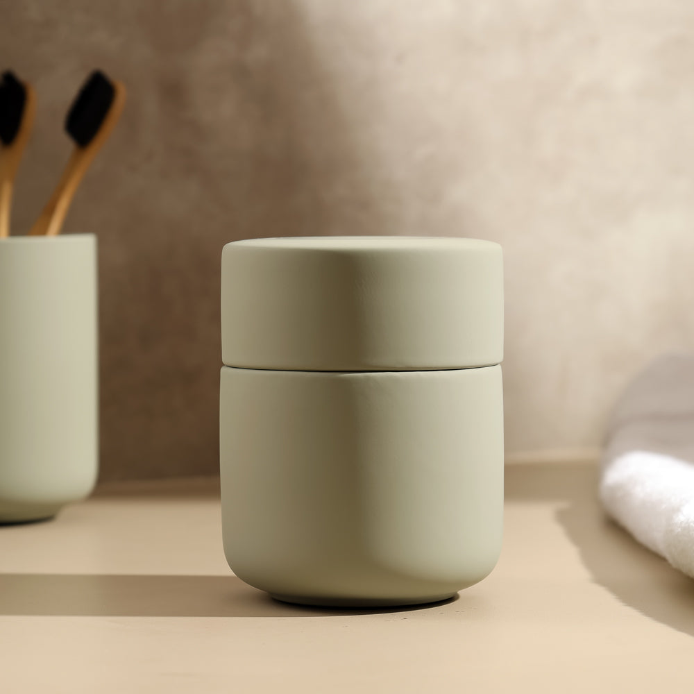 Ume Jar with Lid - Eucalyptus