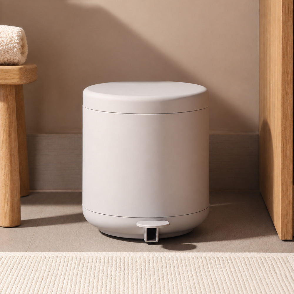 Ume Pedal Bin 4L - Soft Grey