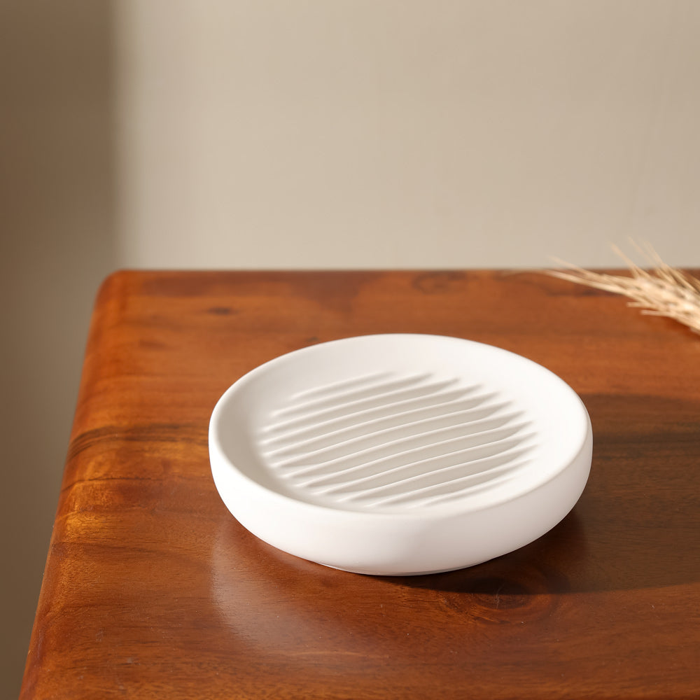 Ume Soap Dish - White