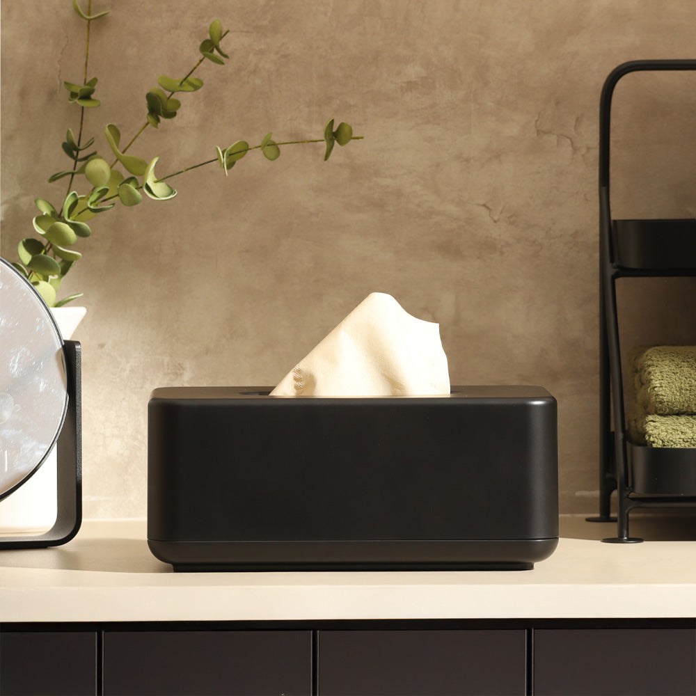 Ume Tissue Box Holder - Black