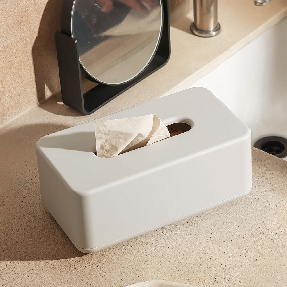Ume Tissue Box Holder - Soft Grey
