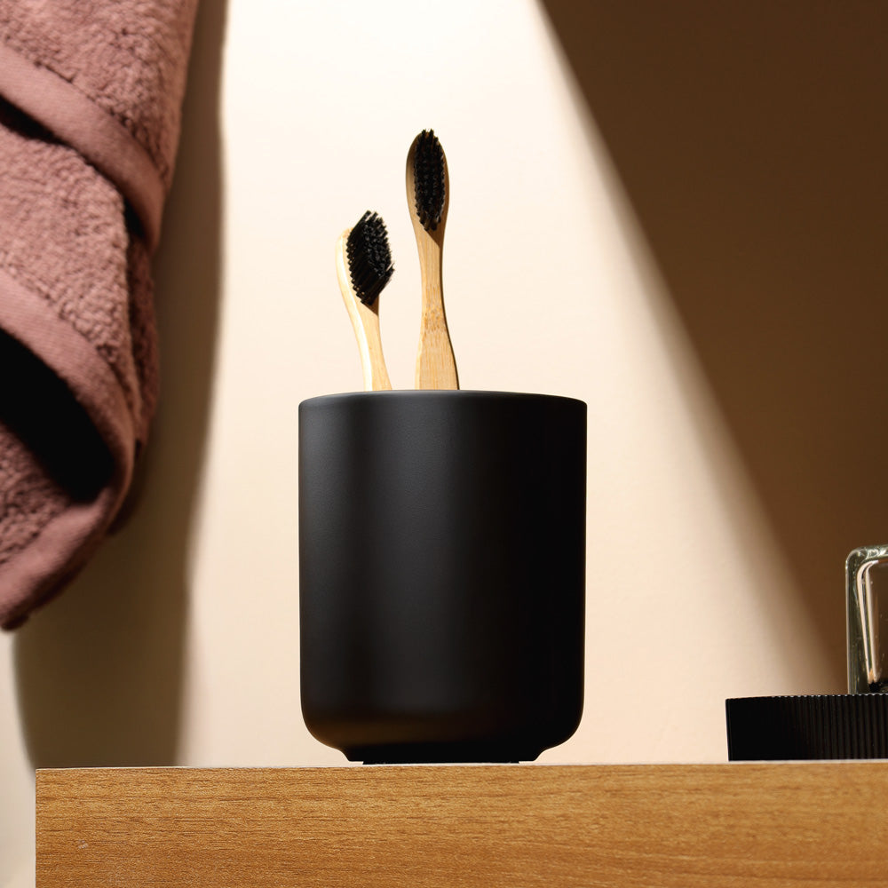 Ume Toothbrush Tumbler - Black