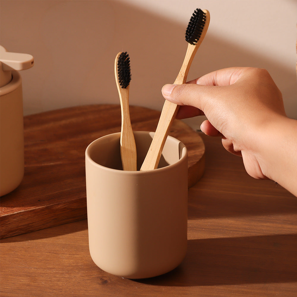 Ume Toothbrush Tumbler - Camel