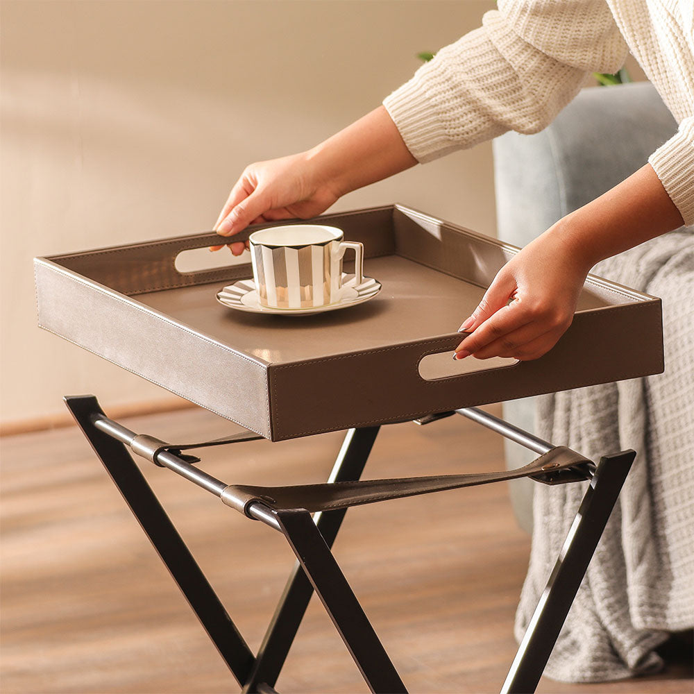 Urban Host Butler Tray - Cedar Black