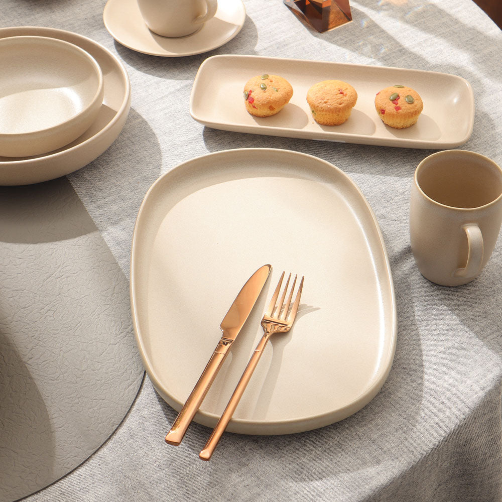 Urban Oval Platter - Taupe