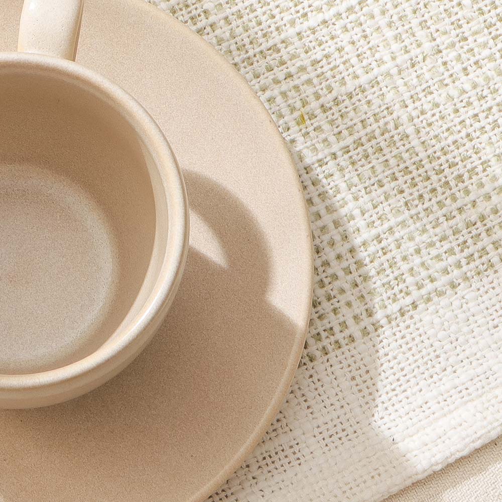 Urban Cup and Saucer Set - Taupe