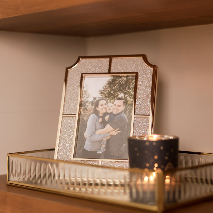 Valance Photo Frame Medium - Grey Gold