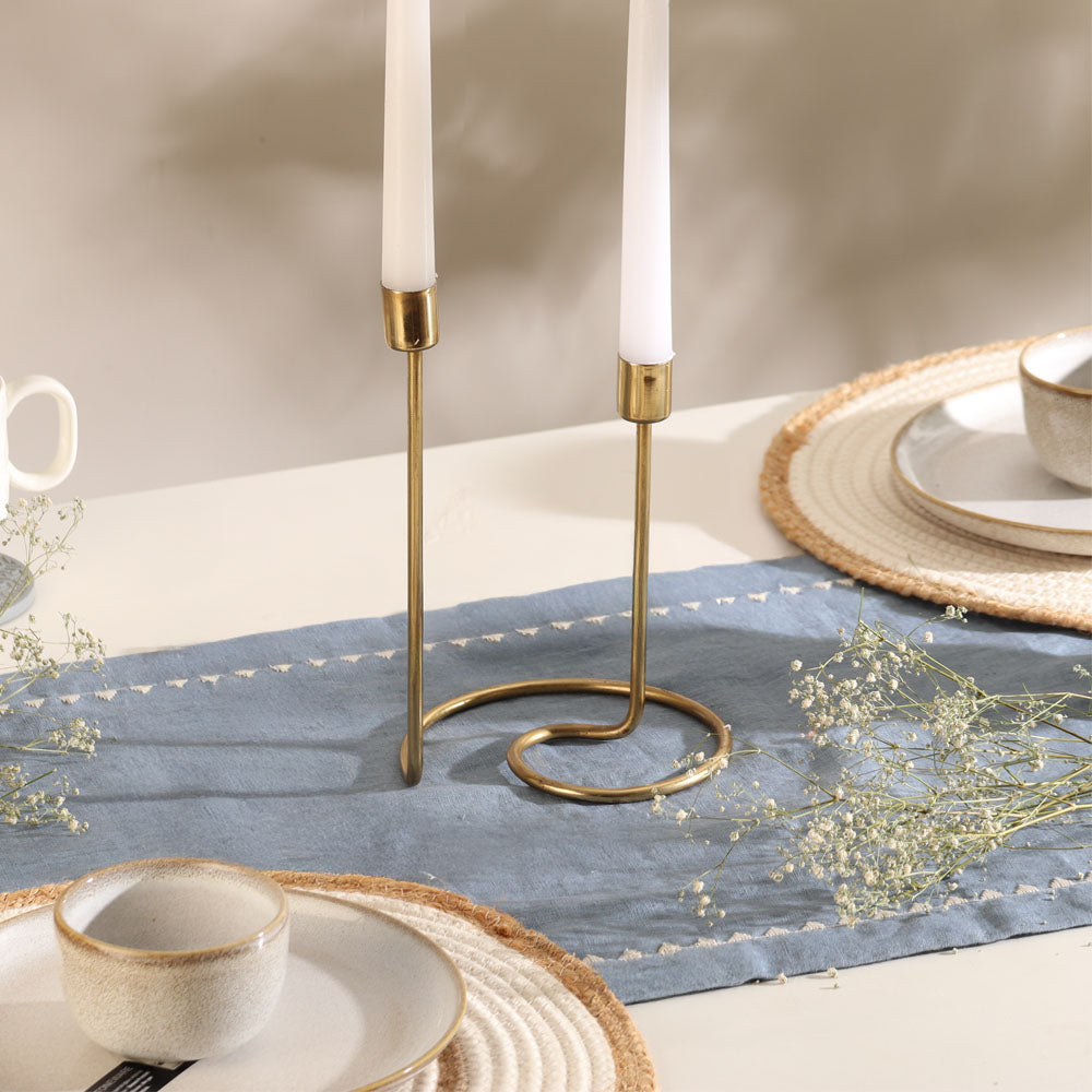Anya Loop Candlestand - Gold