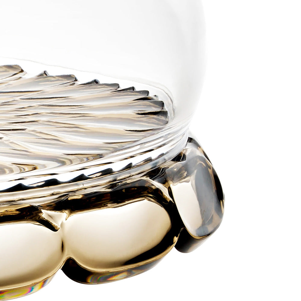 Vanity Cake Stand with Dome - Smoke