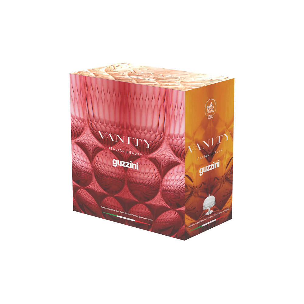 Vanity Cake Stand with Dome - Smoke