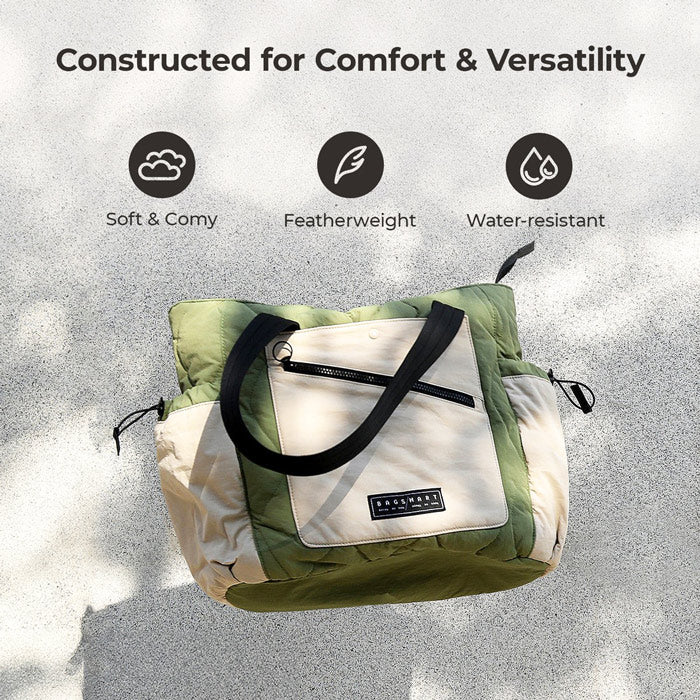 Paz Laptop Tote Bag 23L - Moss Green