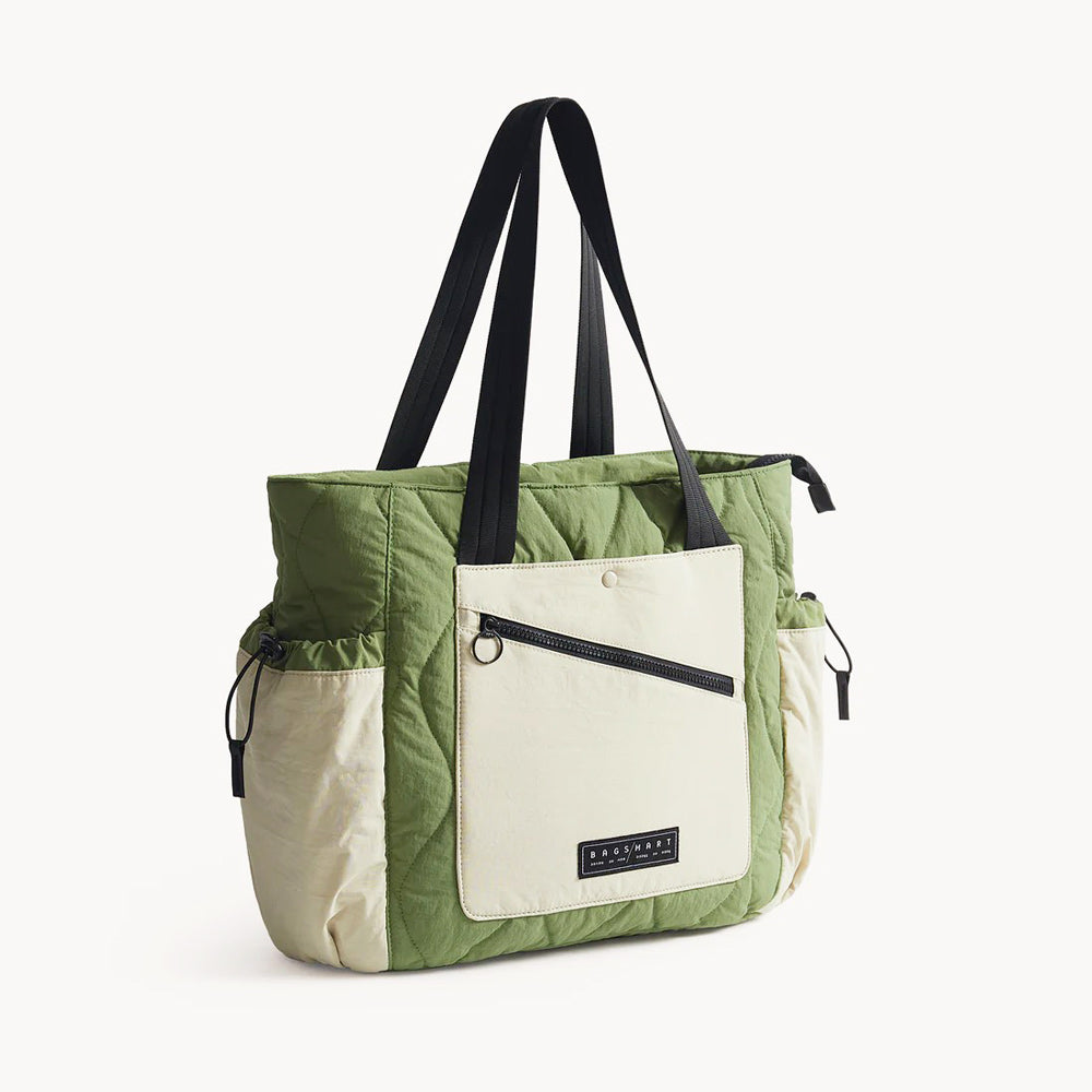 Paz Laptop Tote Bag 23L - Moss Green