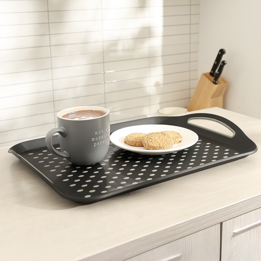 Vente Serving Tray Large - Black